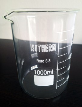 Beher Cam Kısa Form 1000 ml