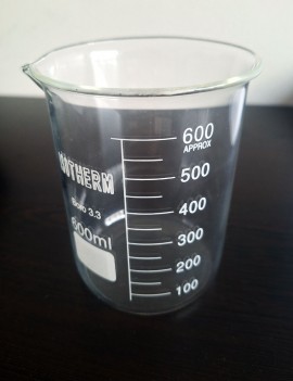 Beher Cam Kısa Form 600 ml